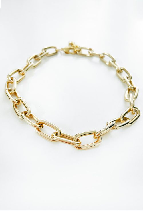 COLAR CORRENTE DOURADO