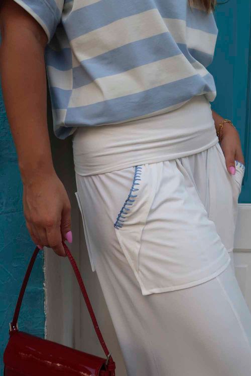 CALÇA MARI SARUEL BRANCA
