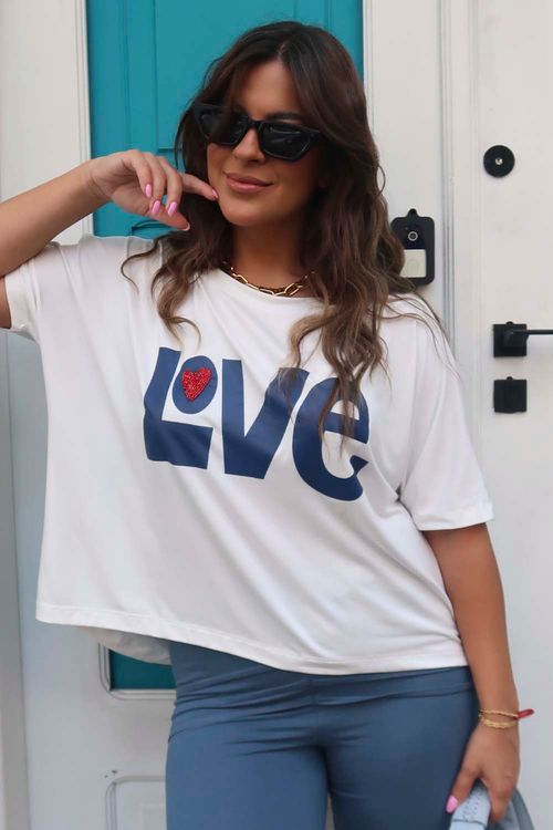 CAMISETA MAYA LOVE OFF WHITE