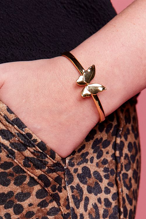 BRACELETE BORBOLETA DOURADO