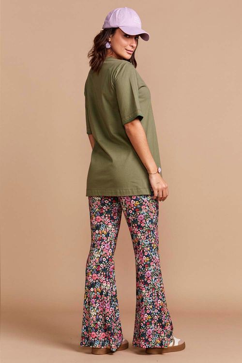 CAMISETA OVERSIZED ALGODÃO VERDE