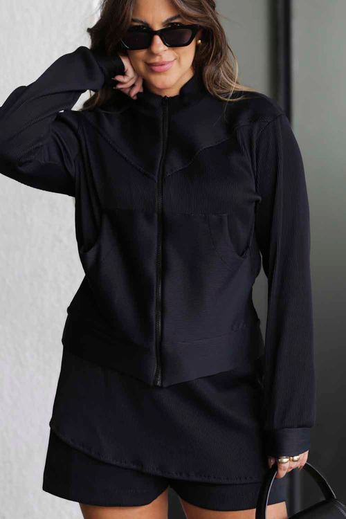 JAQUETA WELLNESS PRETO