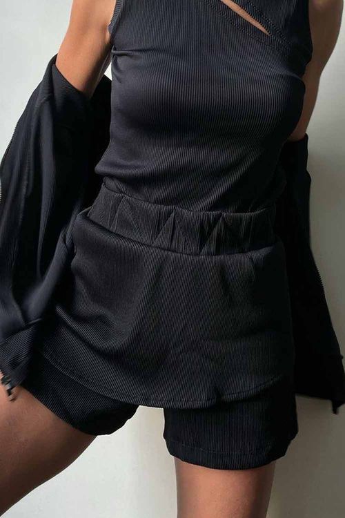 SHORT WELLNESS PRETO