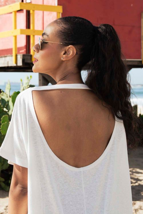 CAMISETA CALMA CAFÉ OFF WHITE