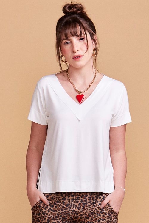 COLAR CORRENTES CORAÇÃO VERMELHO