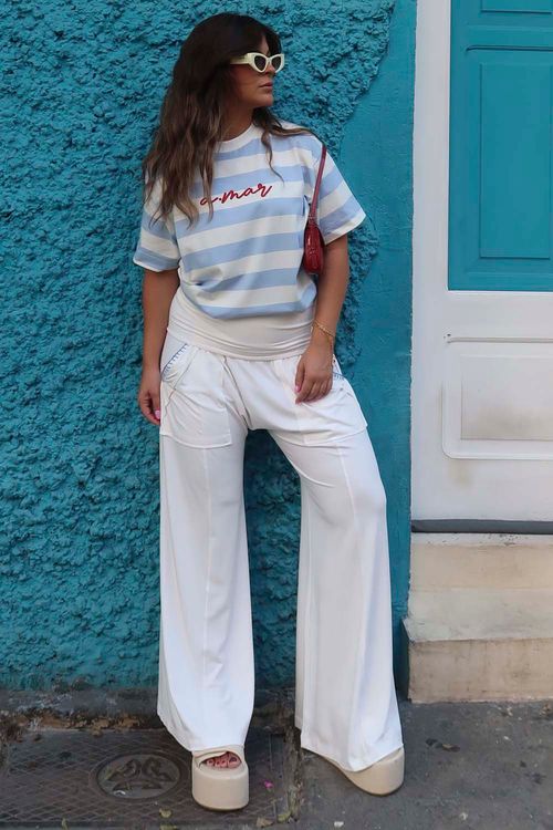 CALÇA MARI SARUEL BRANCA