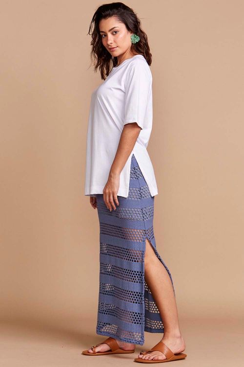 CAMISETA OVERSIZED ALGODÃO BRANCA