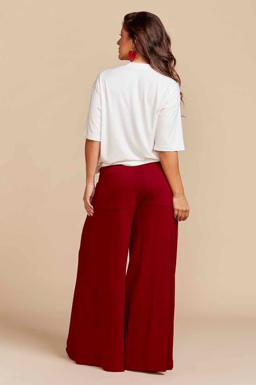 CALÇA PANTALONA MOLETOM VINHO
