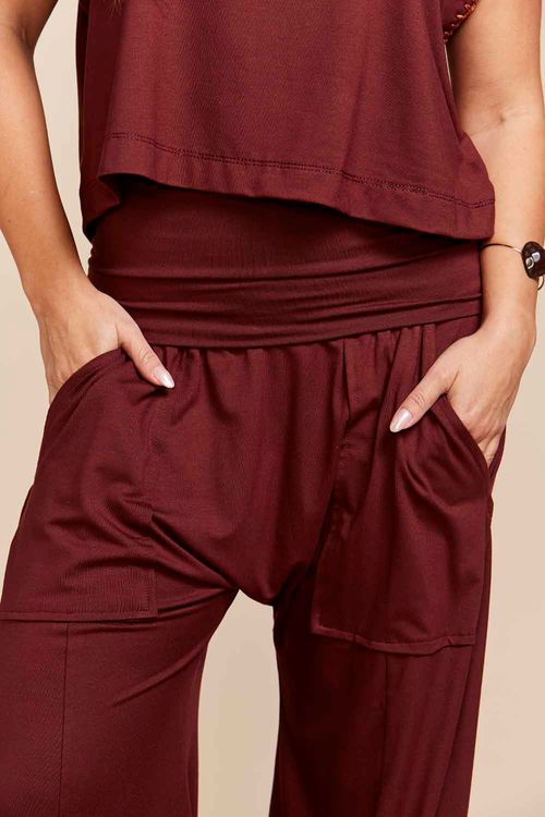 CALÇA MARI SARUEL CHOCOLATE