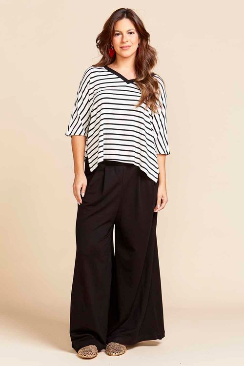 CALÇA PANTALONA MOLETOM PRETA