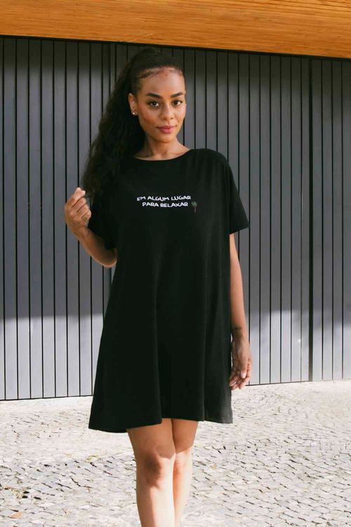 VESTIDO YARA RELAXAR PRETO