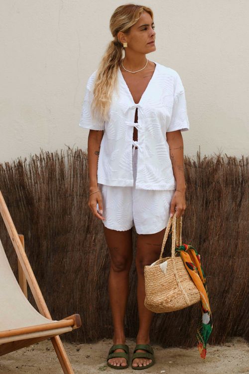 CAMISA HELO ATOALHADO BRANCO