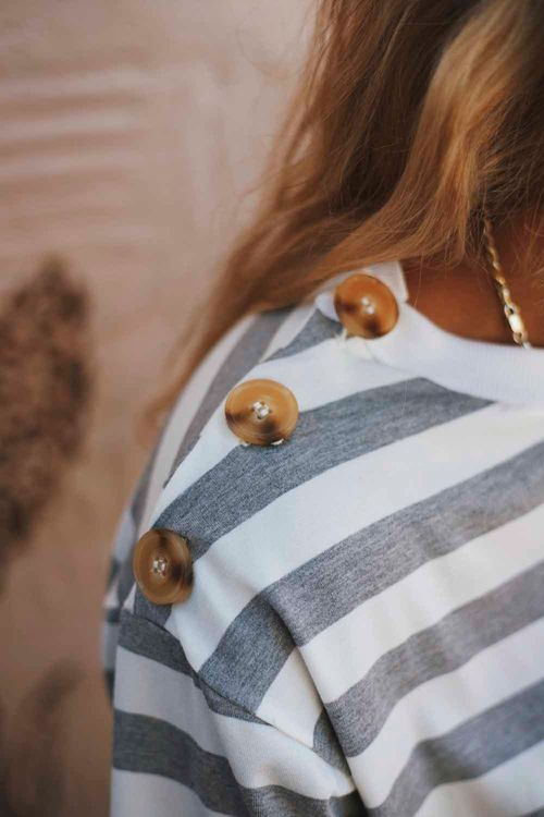 CAMISETA LAILA MESCLA LISTRADA CALMA