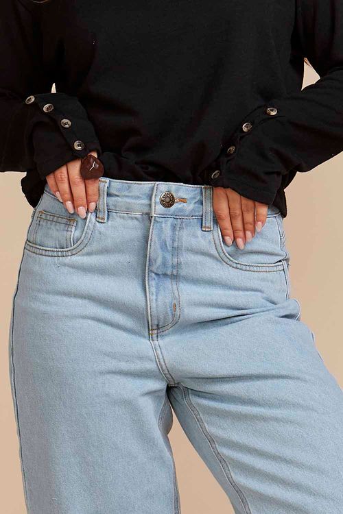 CALÇA JEANS JOANA WIDE LEG