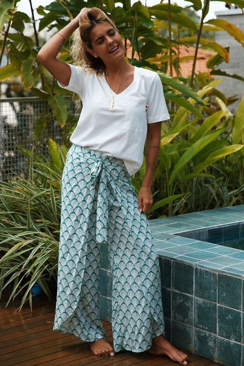 CALÇA PAREO CONCHAS