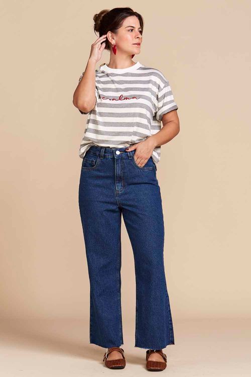 CALÇA JEANS RETA ESSENCIAL