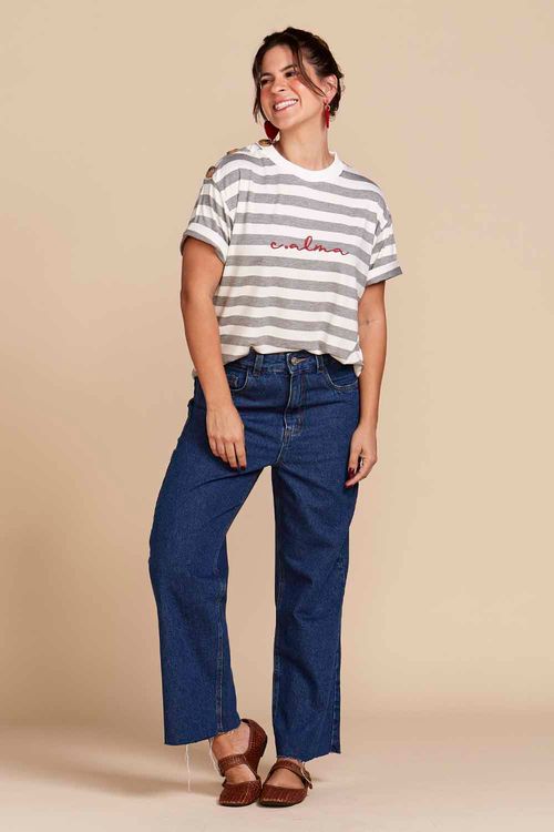 CALÇA JEANS RETA ESSENCIAL