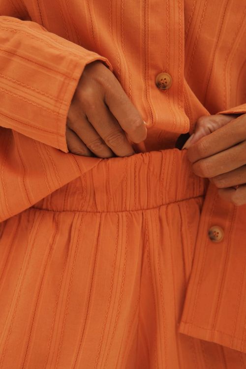 SHORT TARSILA TERRACOTA