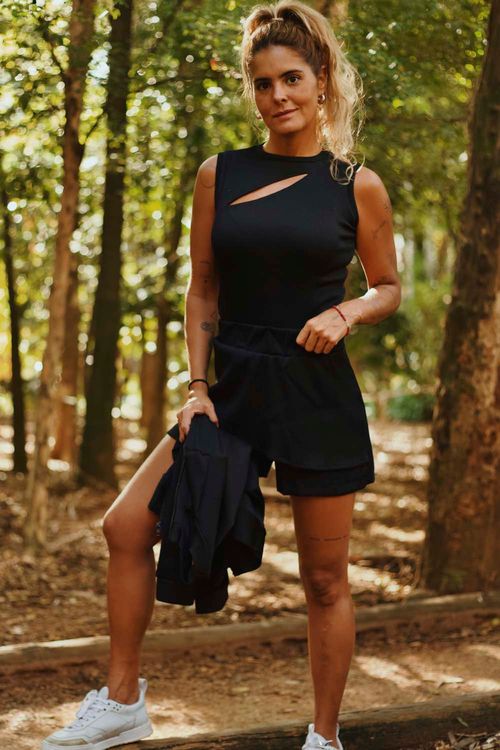 SHORT WELLNESS PRETO